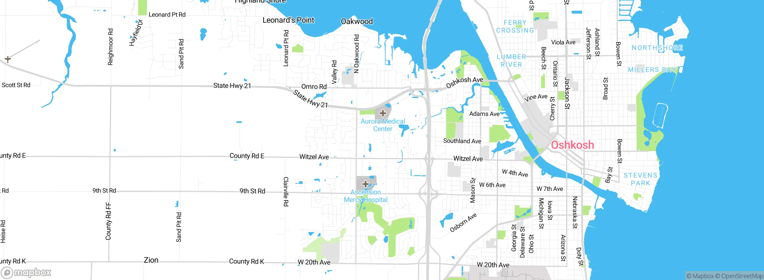 Map showing approximate location