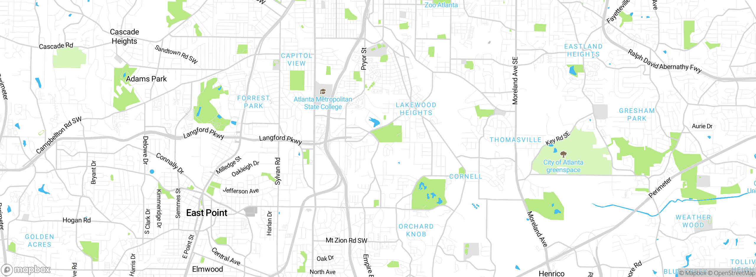 Map showing approximate location