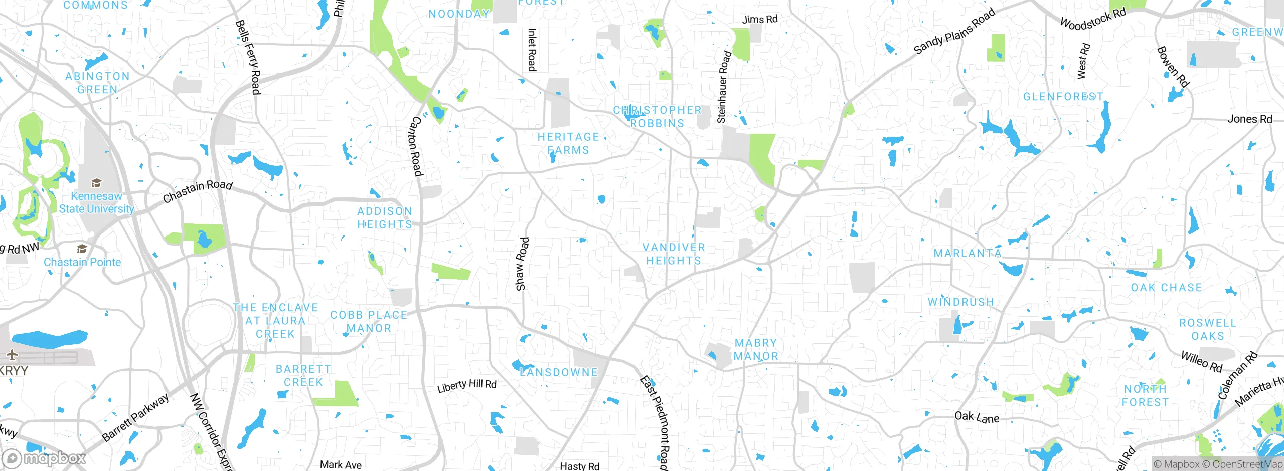 Map showing approximate location