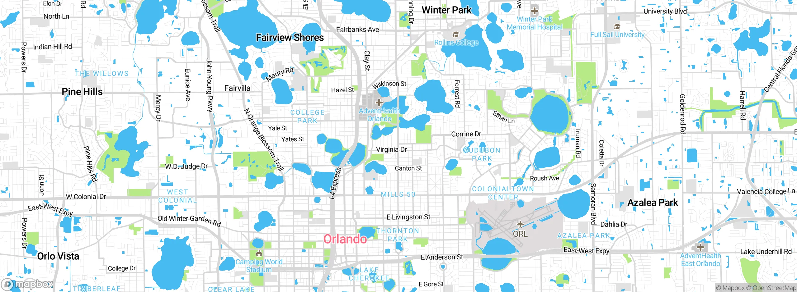 Map showing approximate location