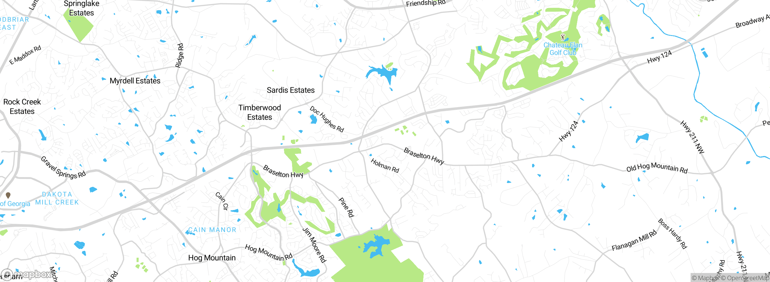 Map showing approximate location