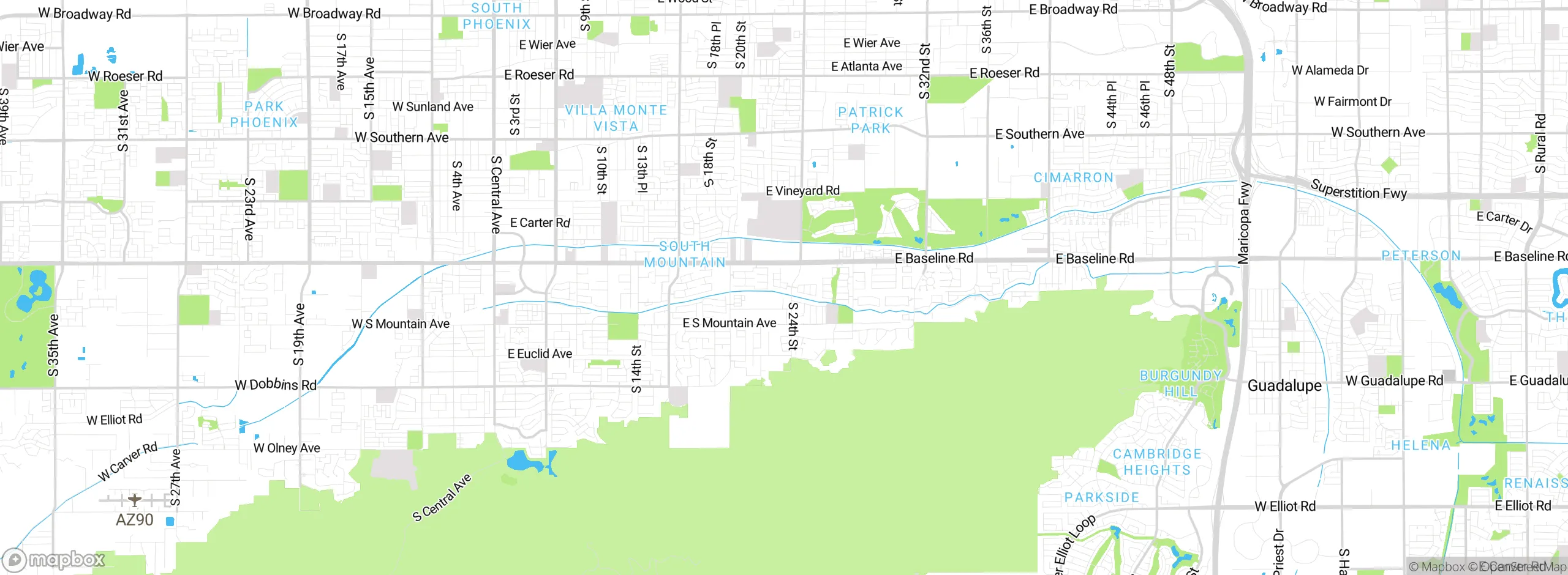 Map showing approximate location