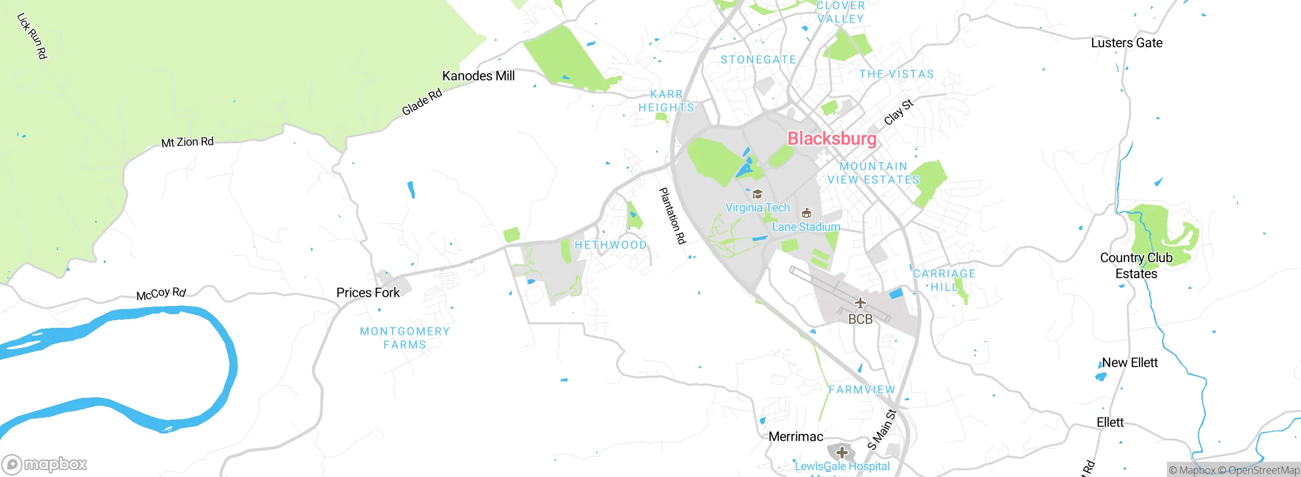 Map showing approximate location