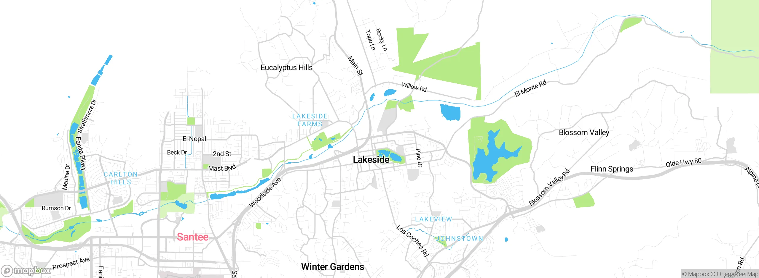 Map showing approximate location
