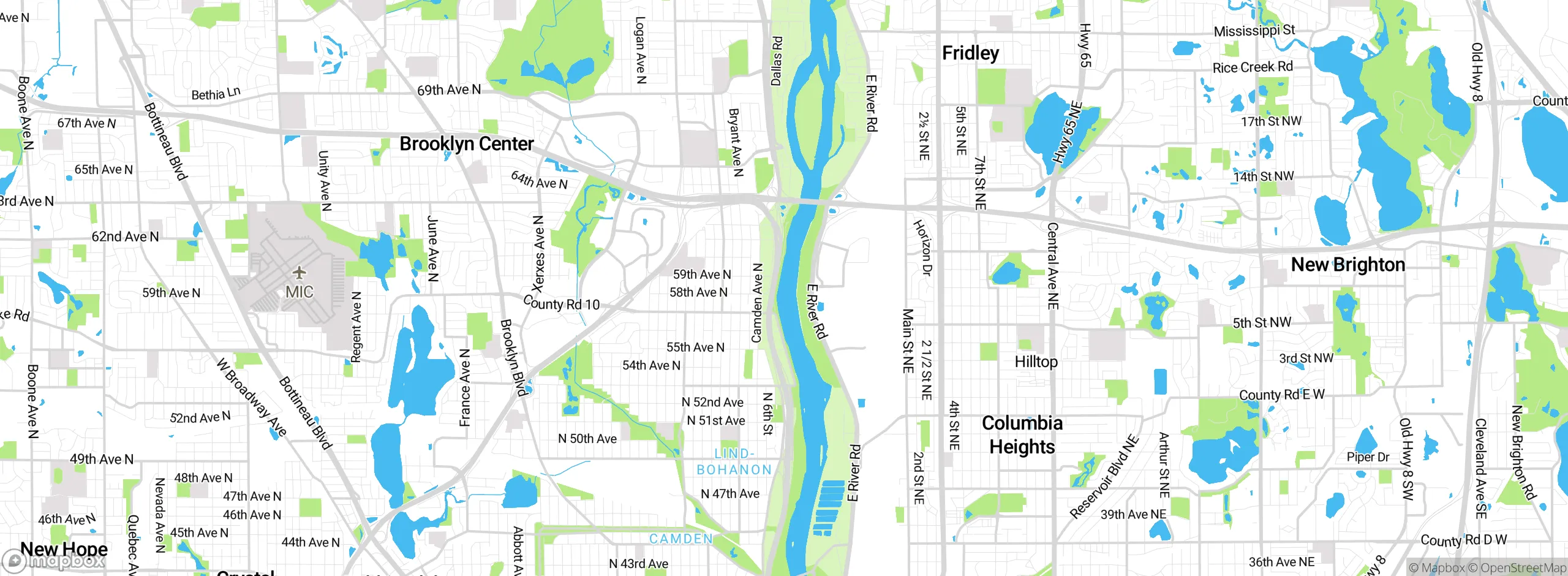 Map showing approximate location