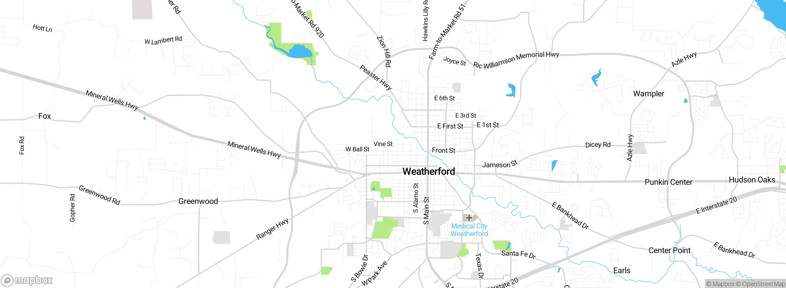Map showing approximate location