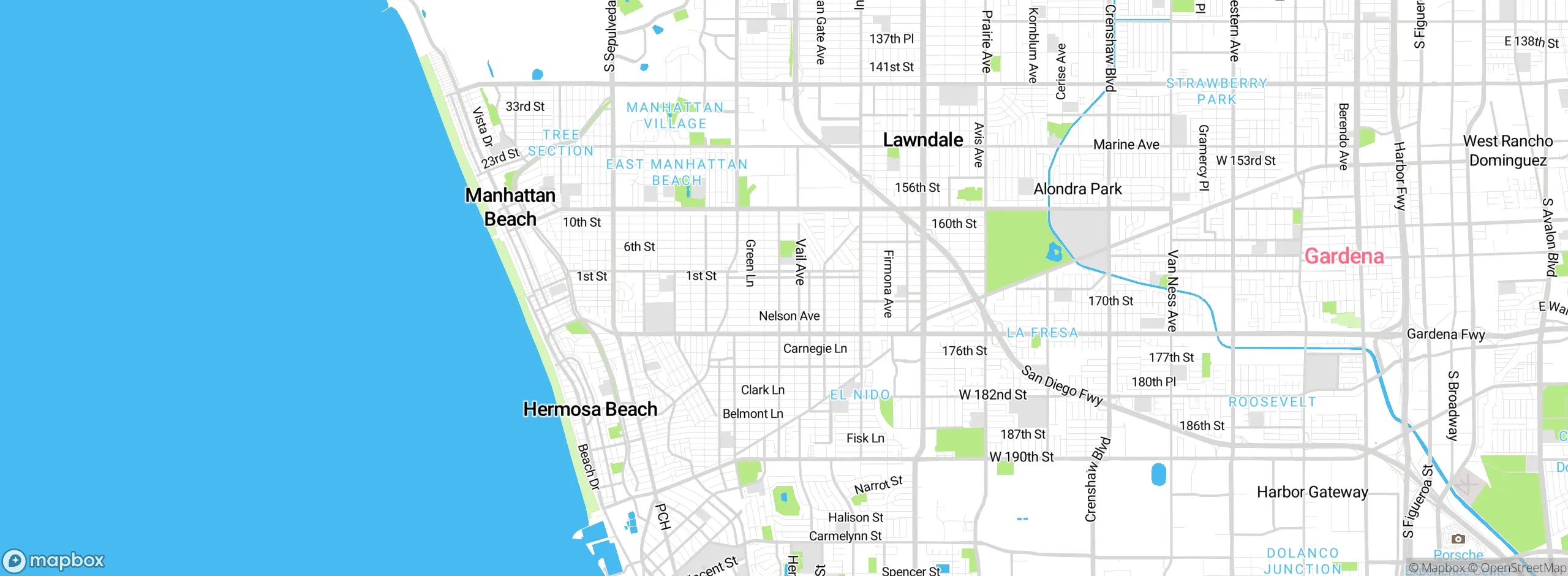 Map showing approximate location