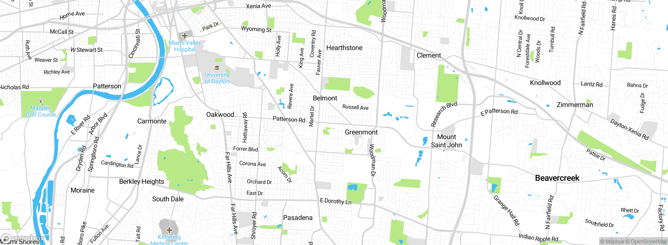 Map showing approximate location