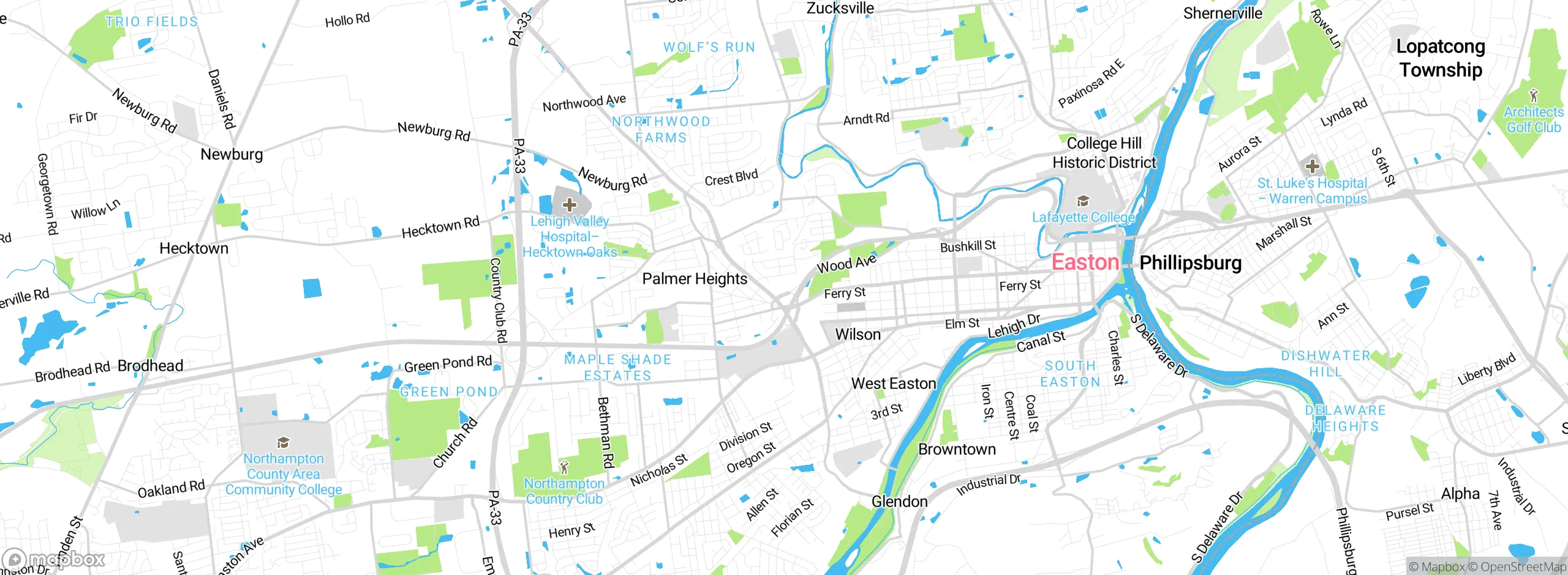 Map showing approximate location