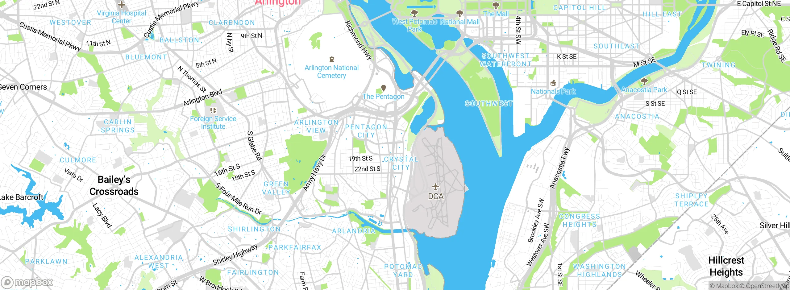Map showing approximate location