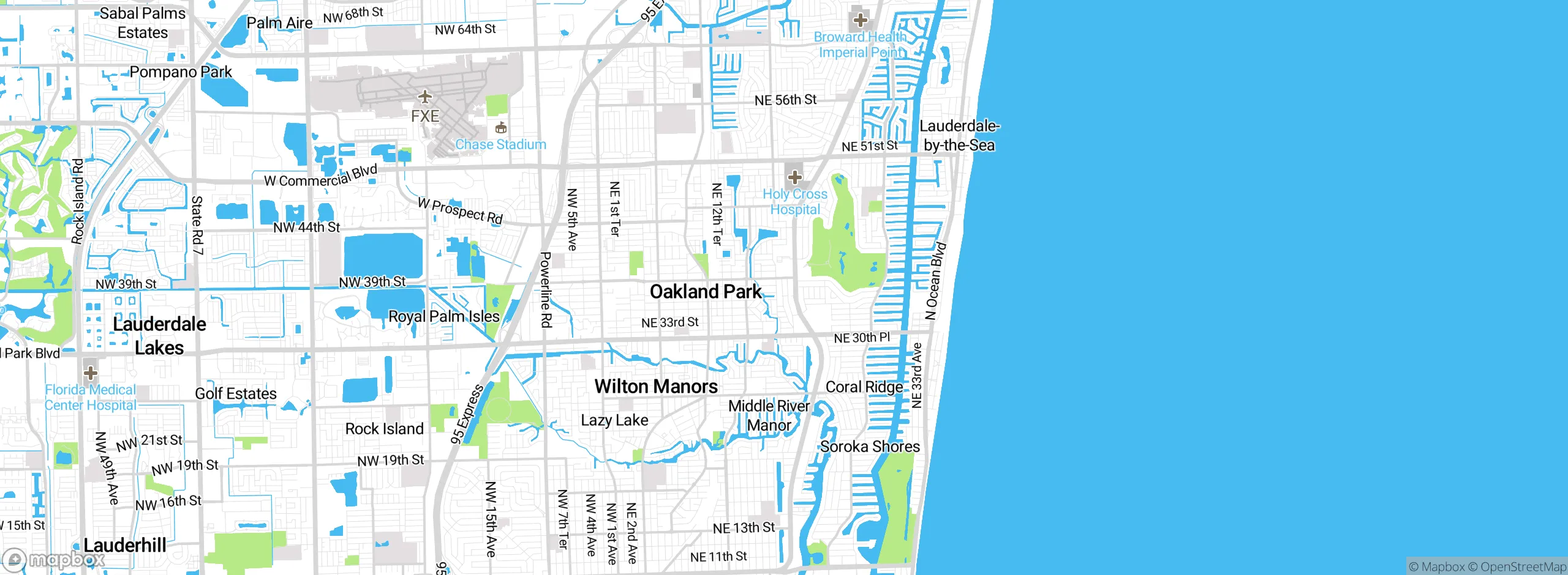 Map showing approximate location