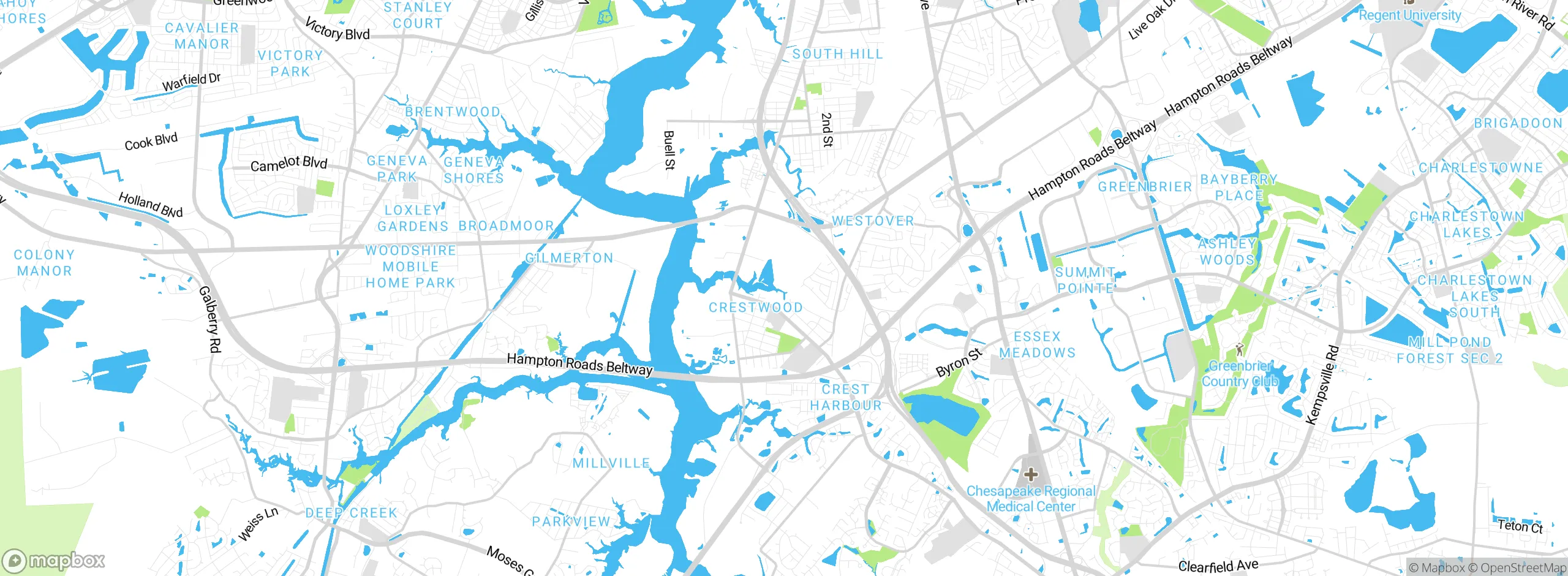 Map showing approximate location