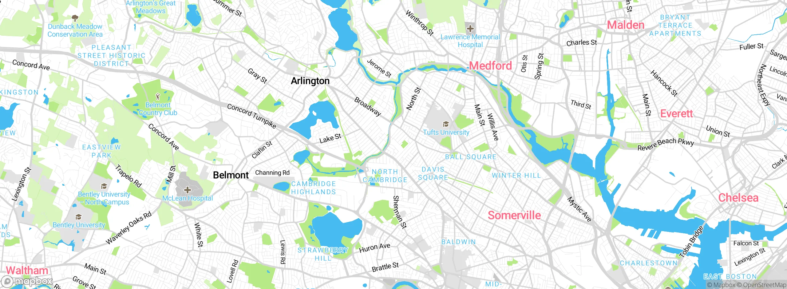 Map showing approximate location