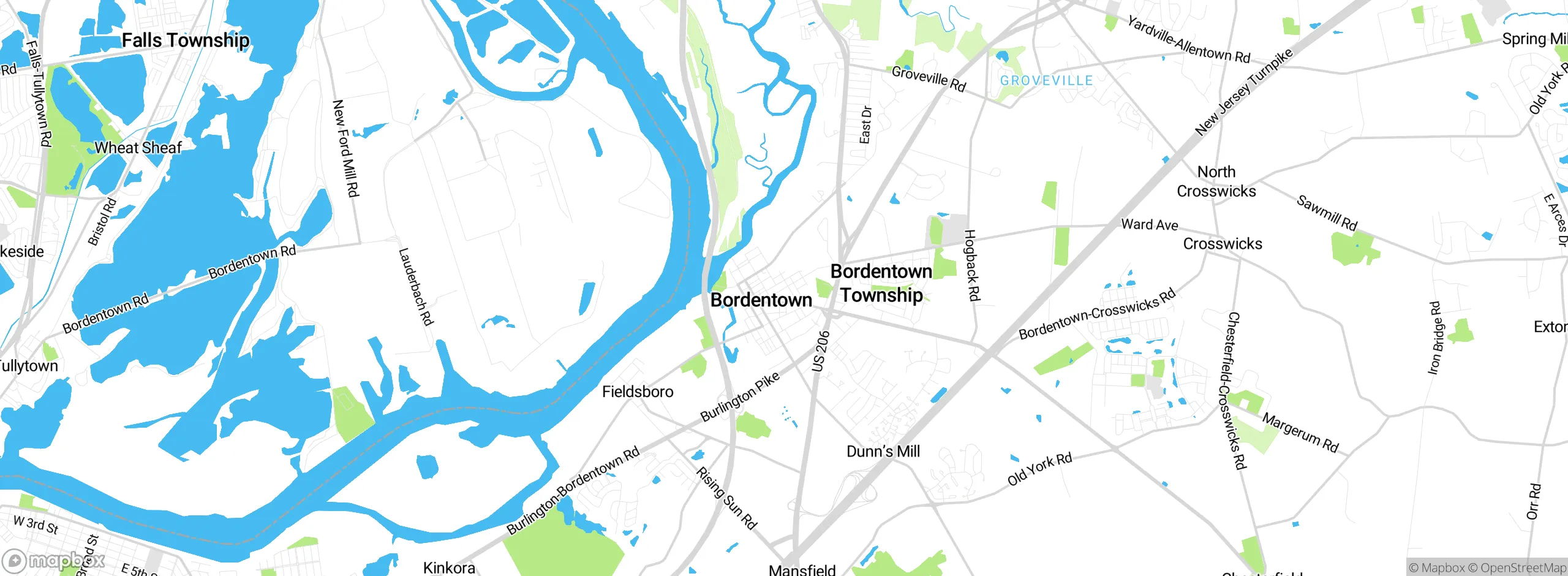 Map showing approximate location