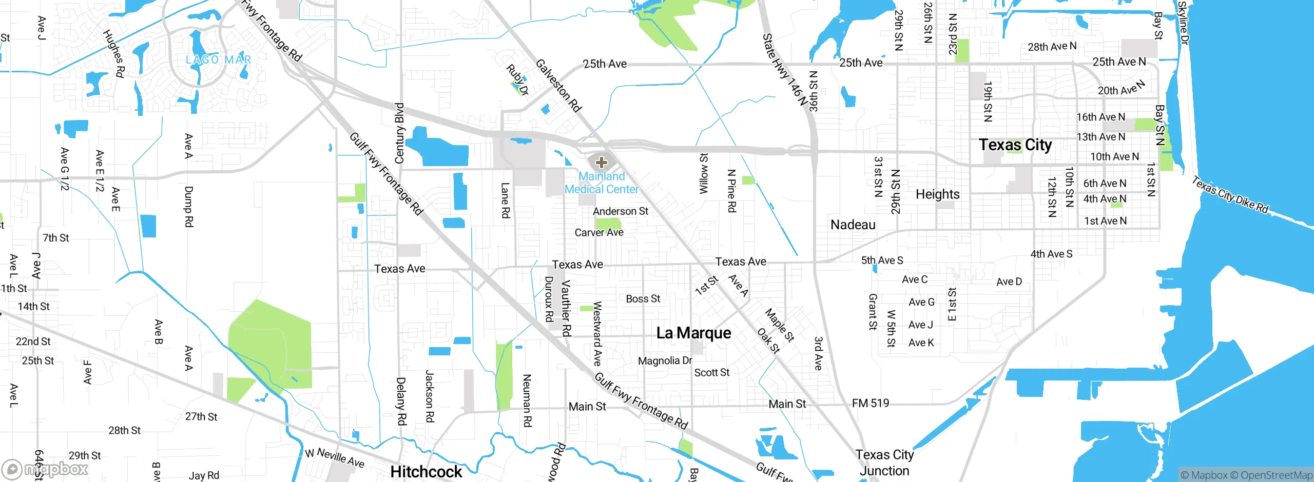 Map showing approximate location
