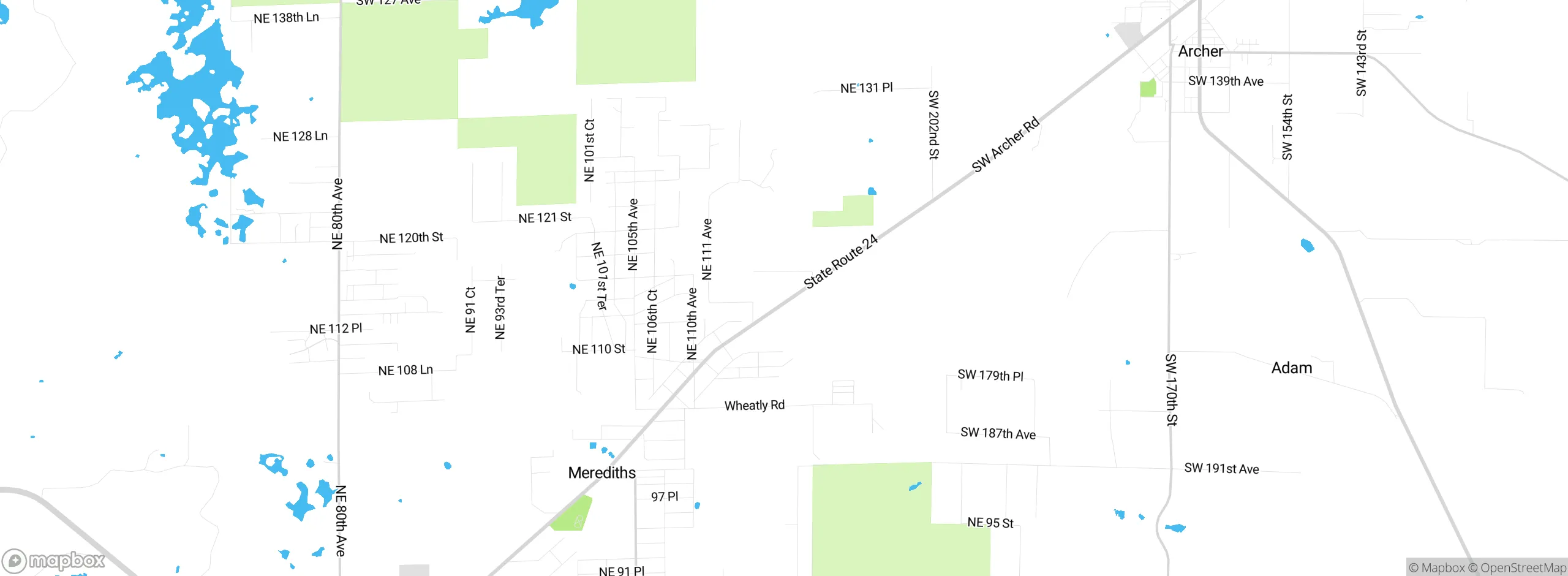 Map showing approximate location