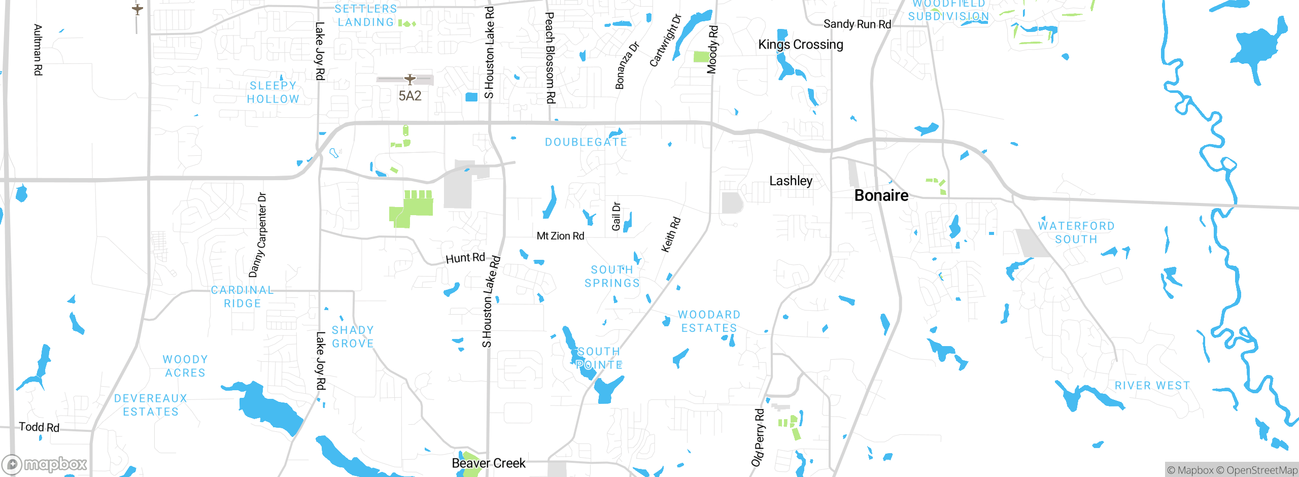 Map showing approximate location