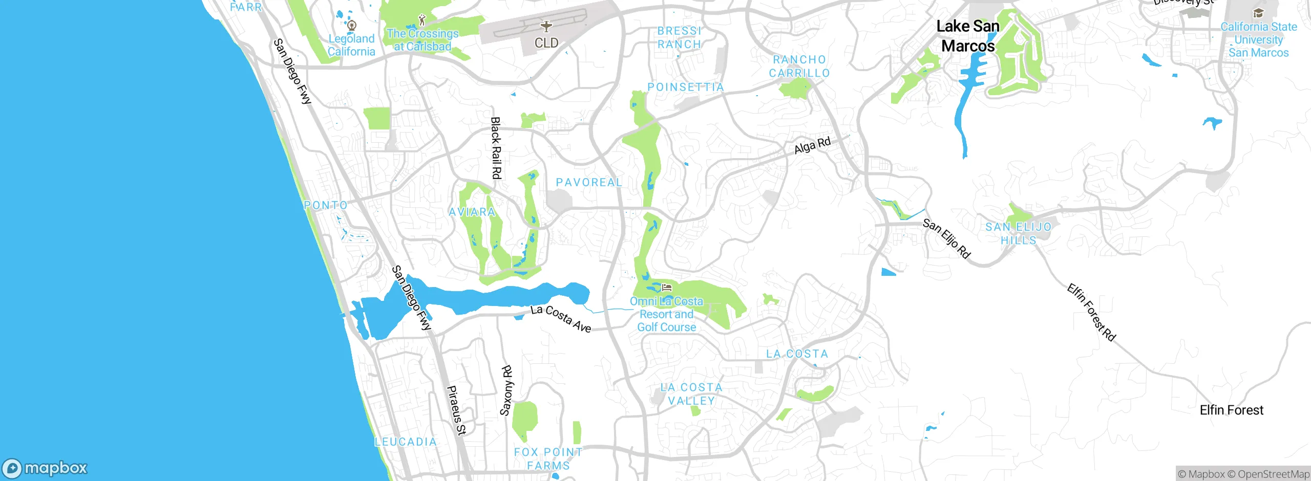 Map showing approximate location