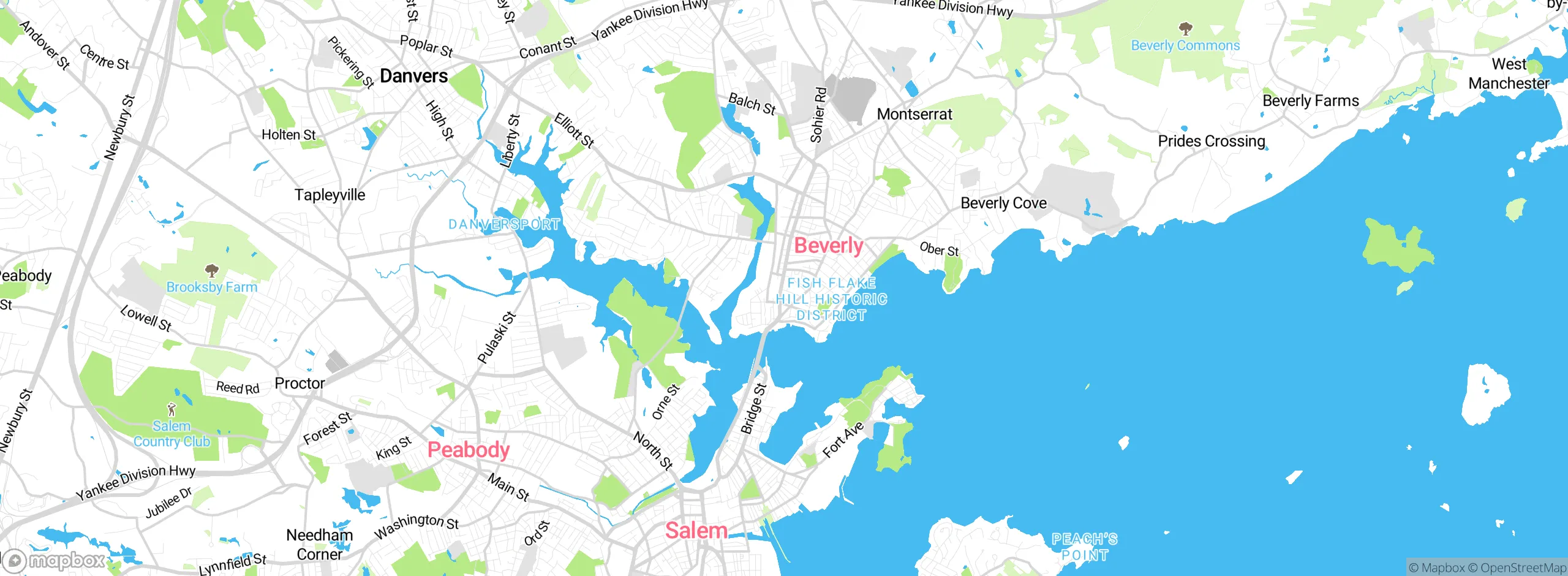 Map showing approximate location