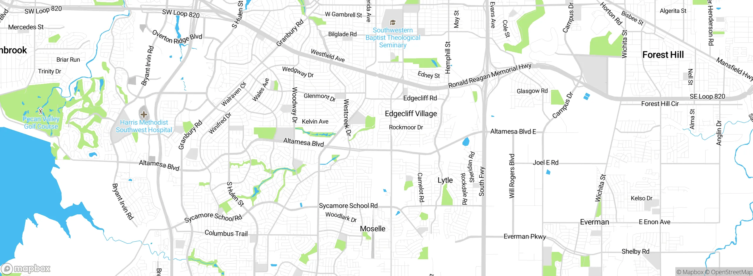 Map showing approximate location