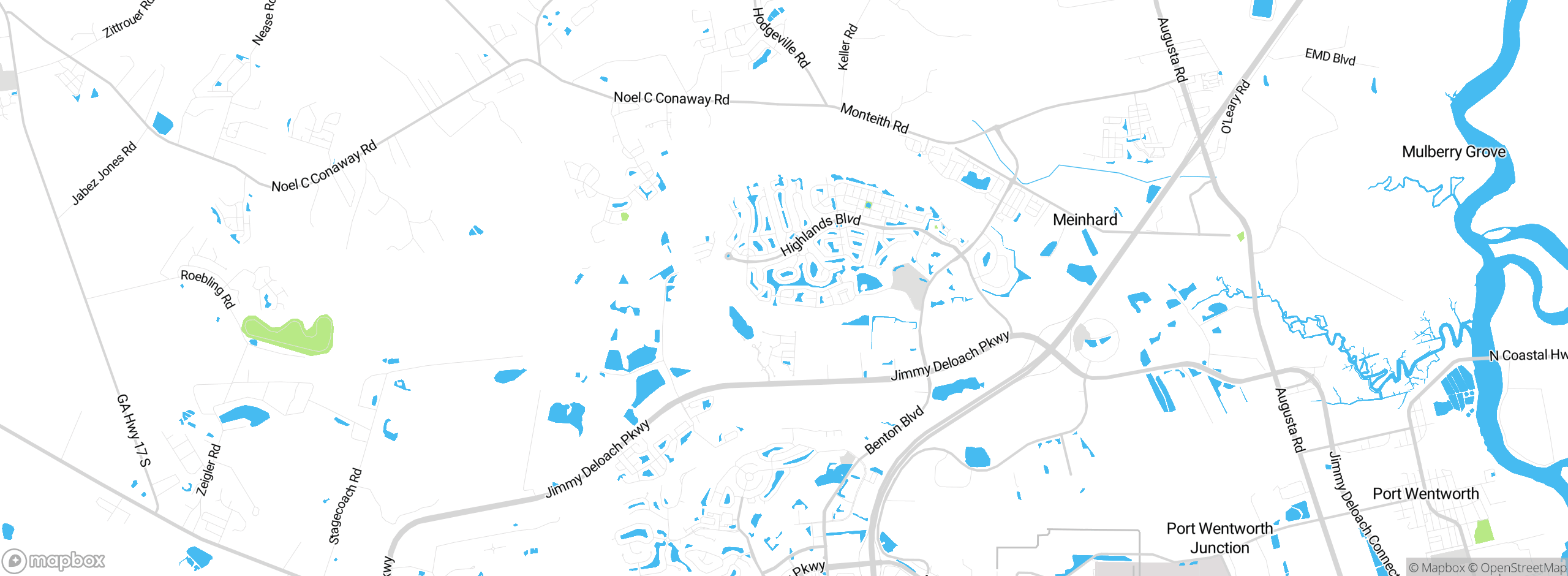 Map showing approximate location