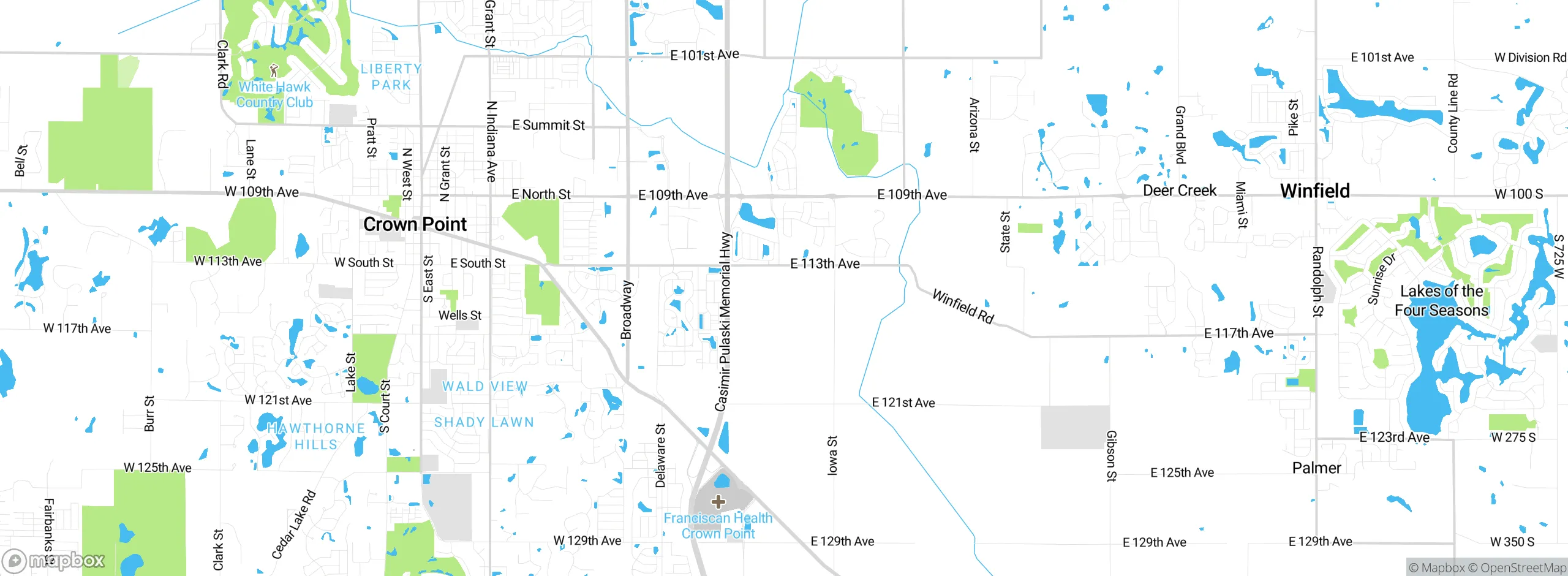 Map showing approximate location