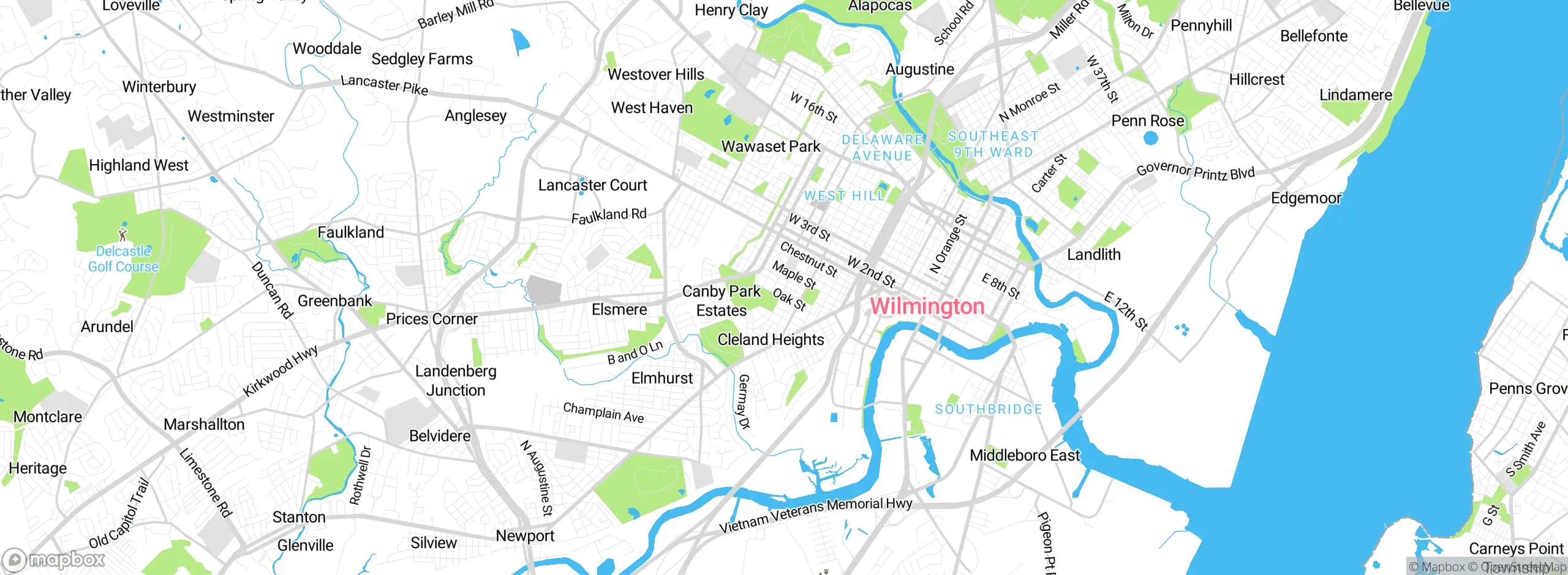 Map showing approximate location