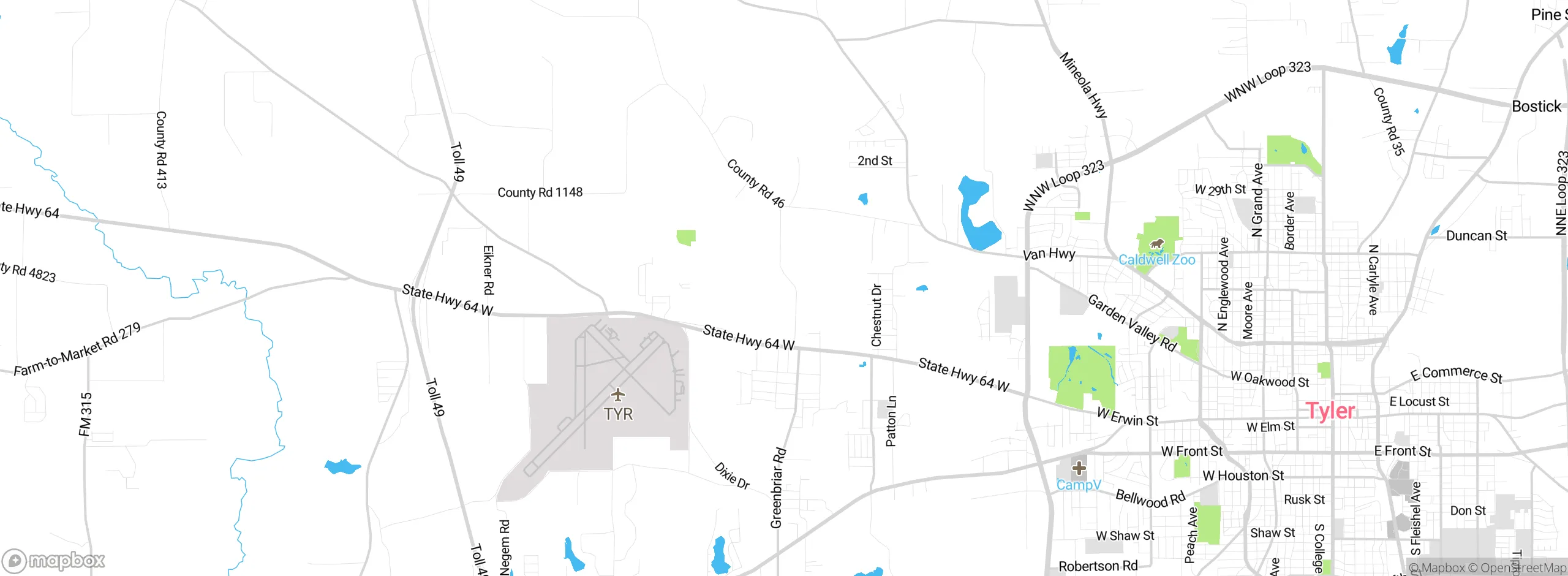 Map showing approximate location