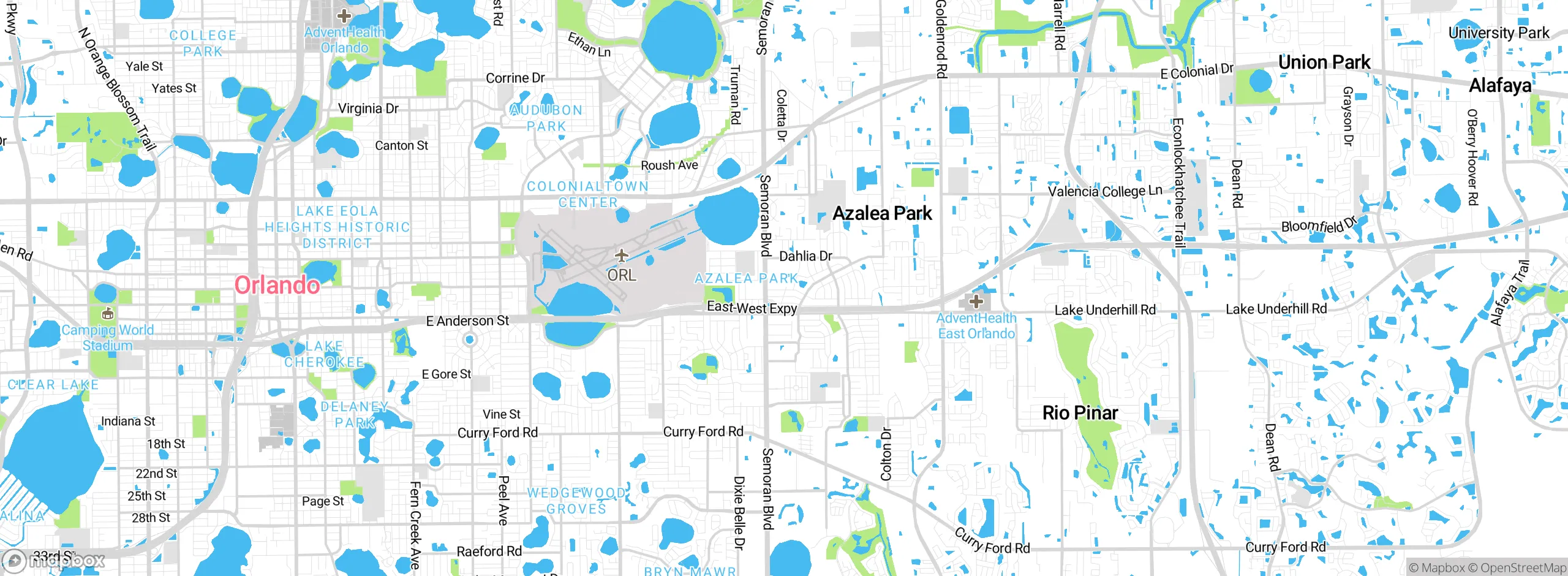 Map showing approximate location
