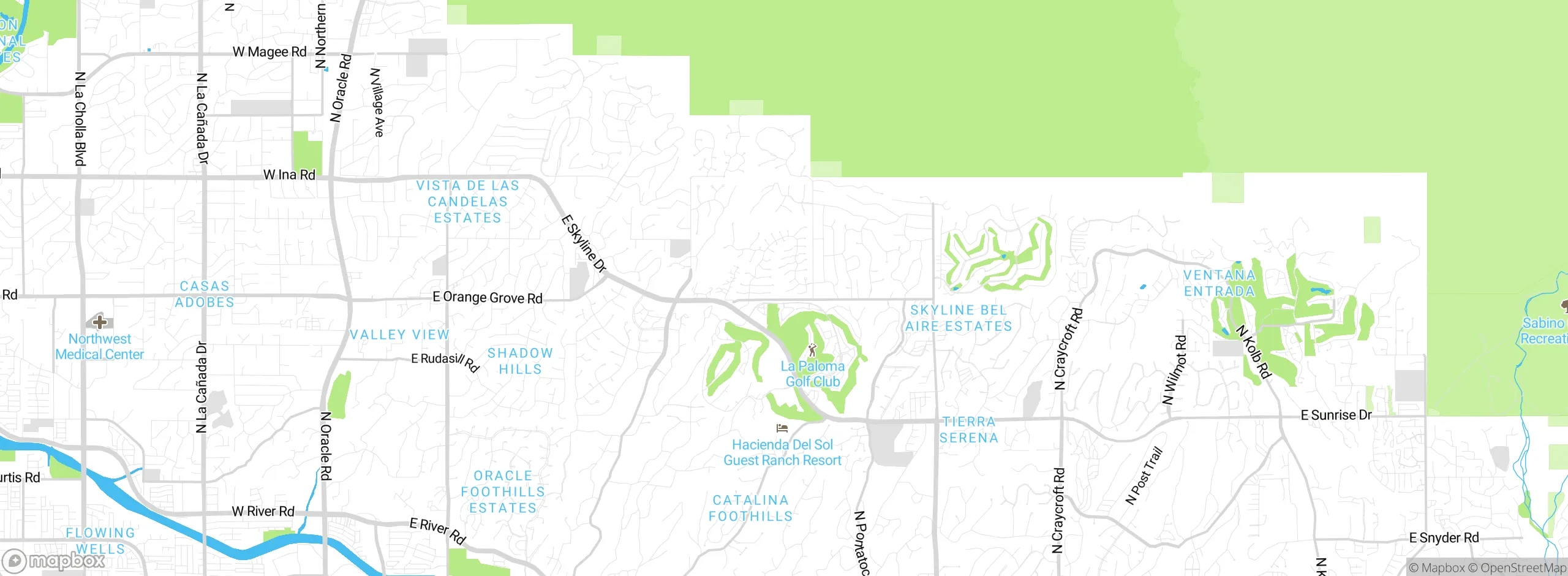 Map showing approximate location