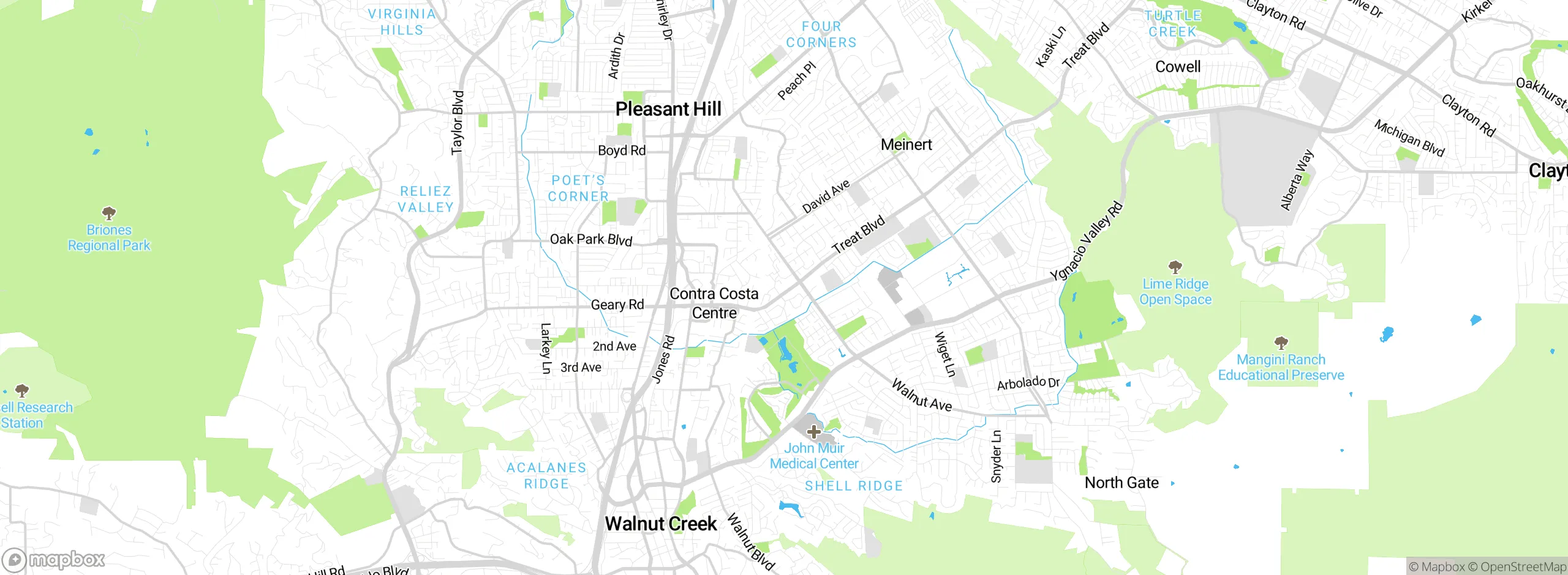 Map showing approximate location