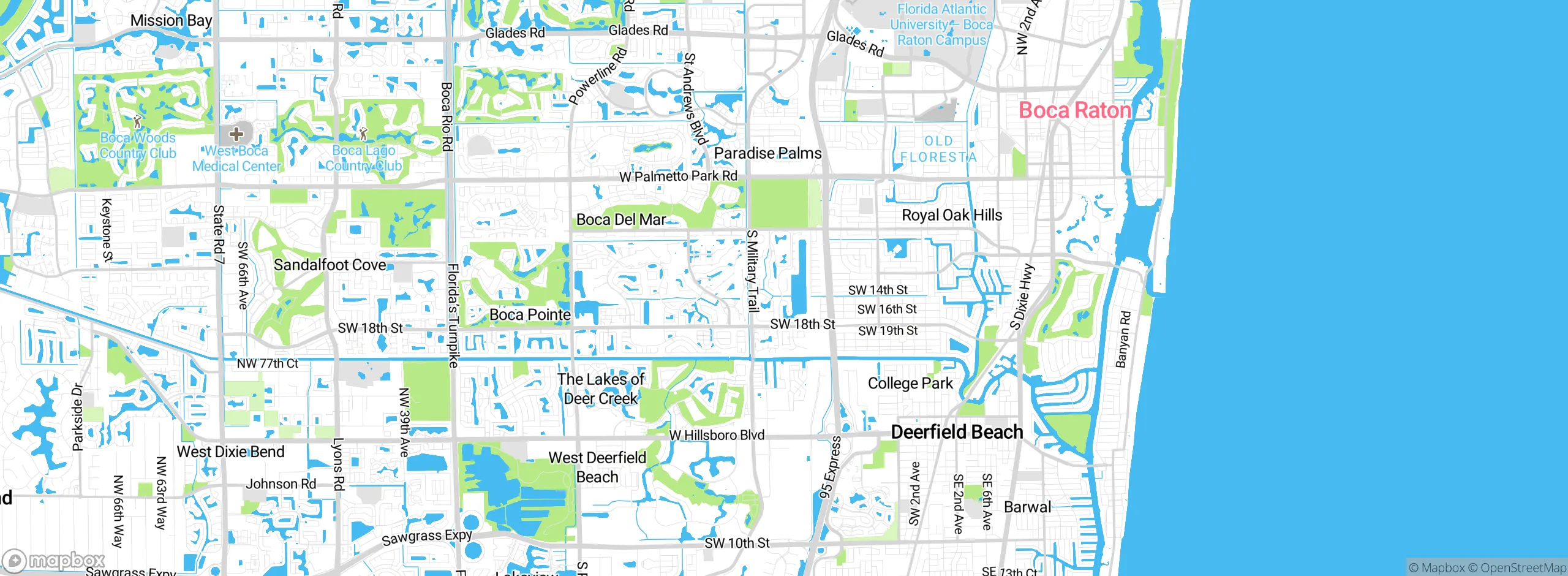 Map showing approximate location
