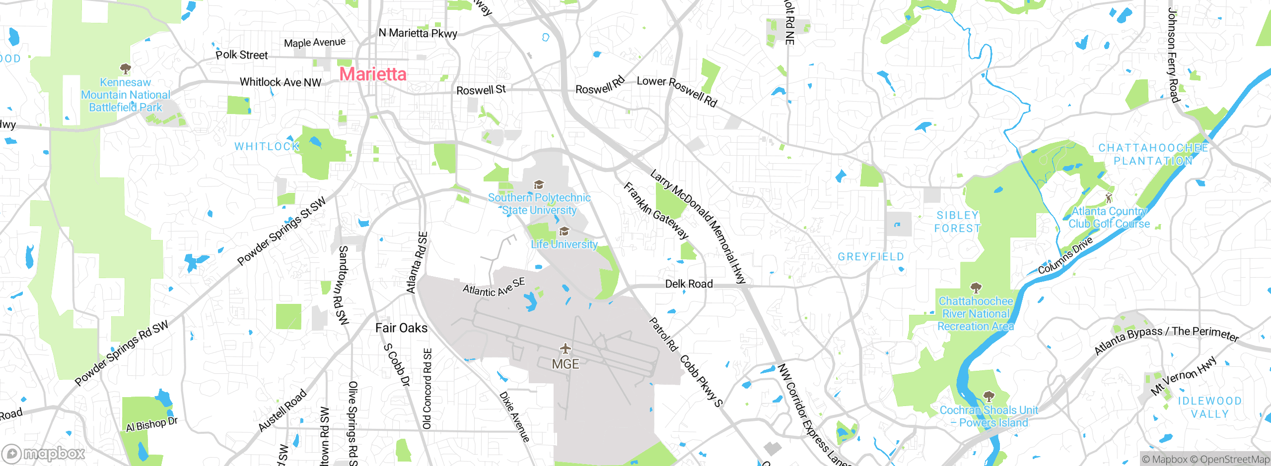 Map showing approximate location