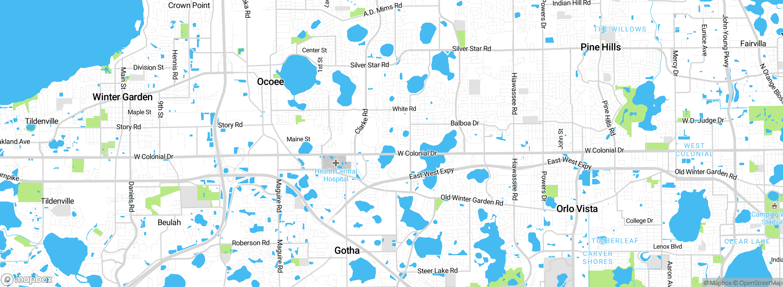 Map showing approximate location