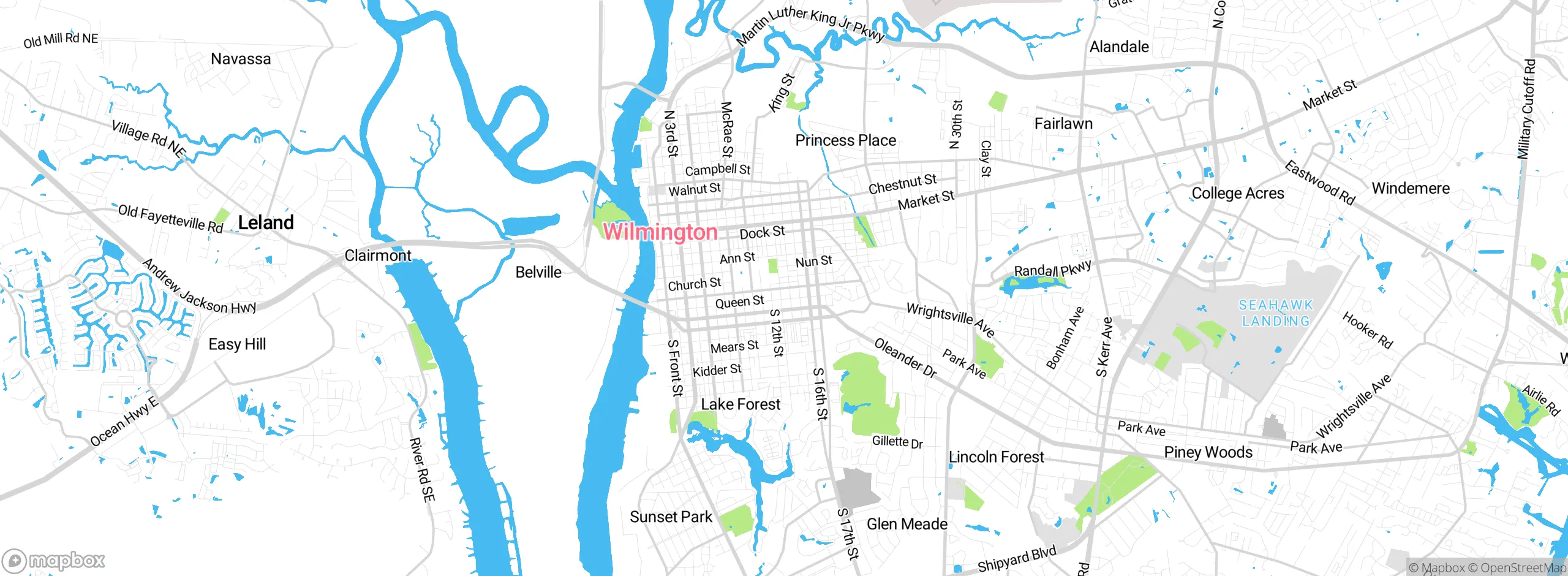 Map showing approximate location
