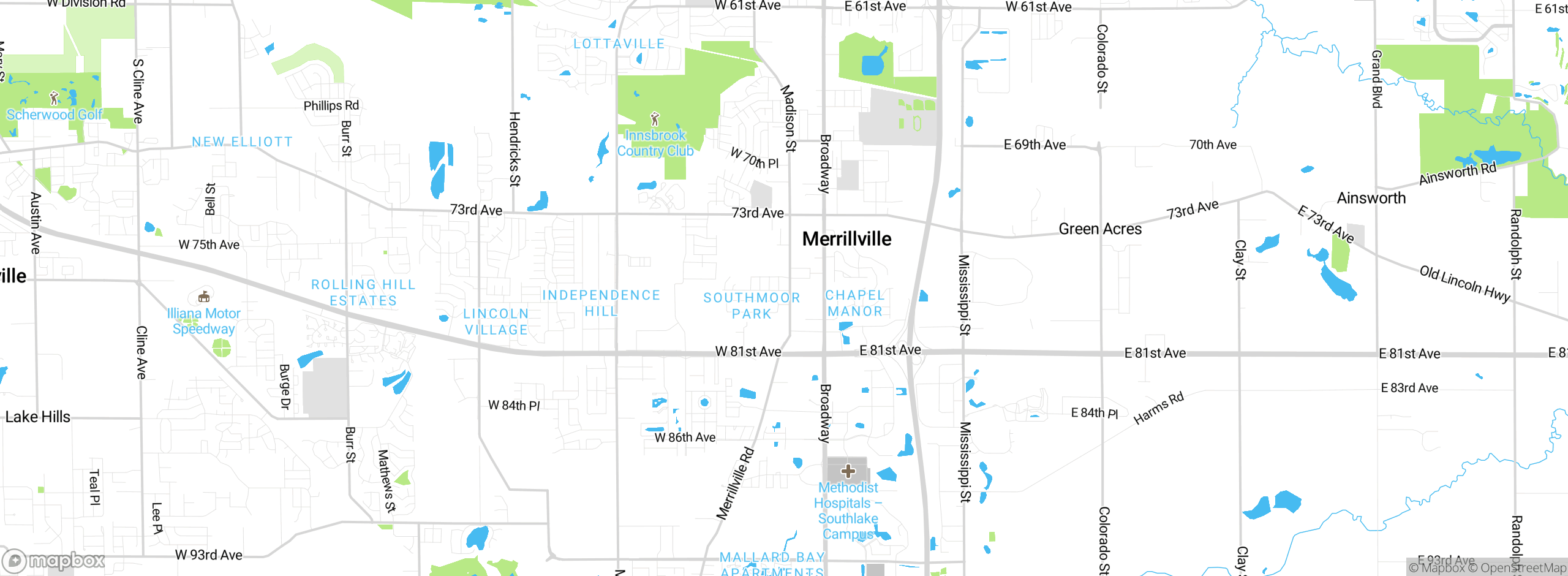 Map showing approximate location