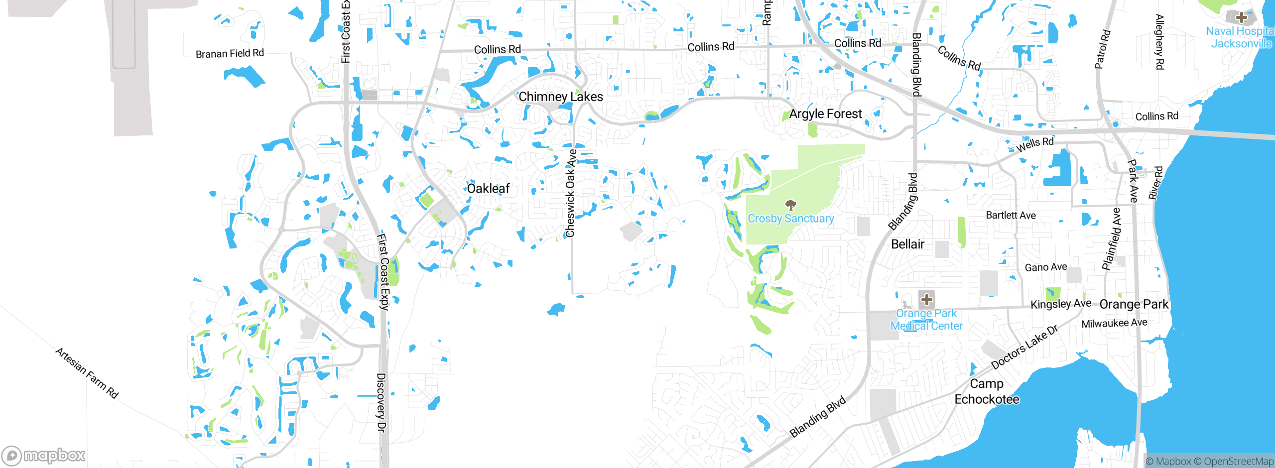 Map showing approximate location