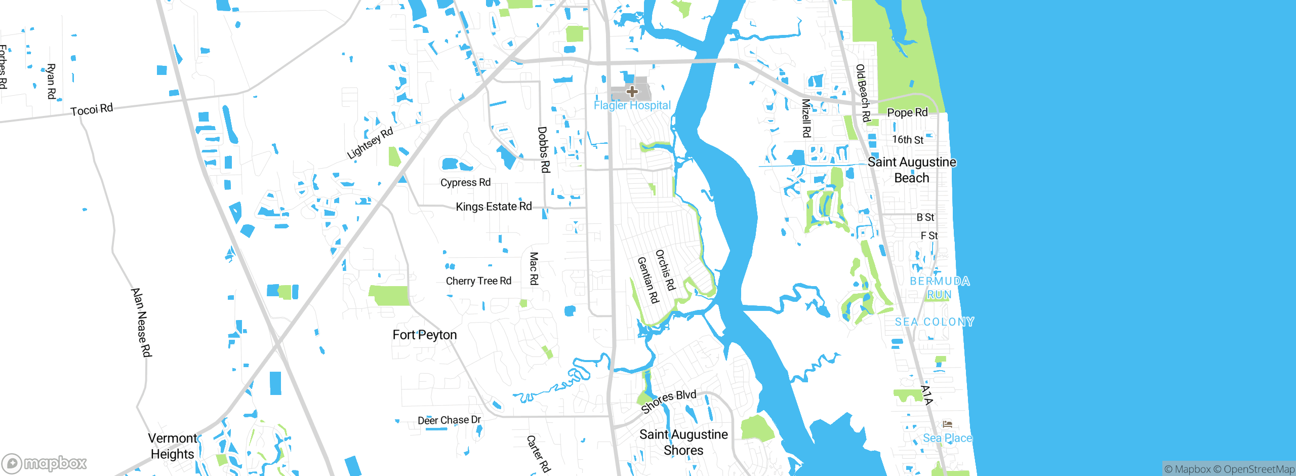 Map showing approximate location
