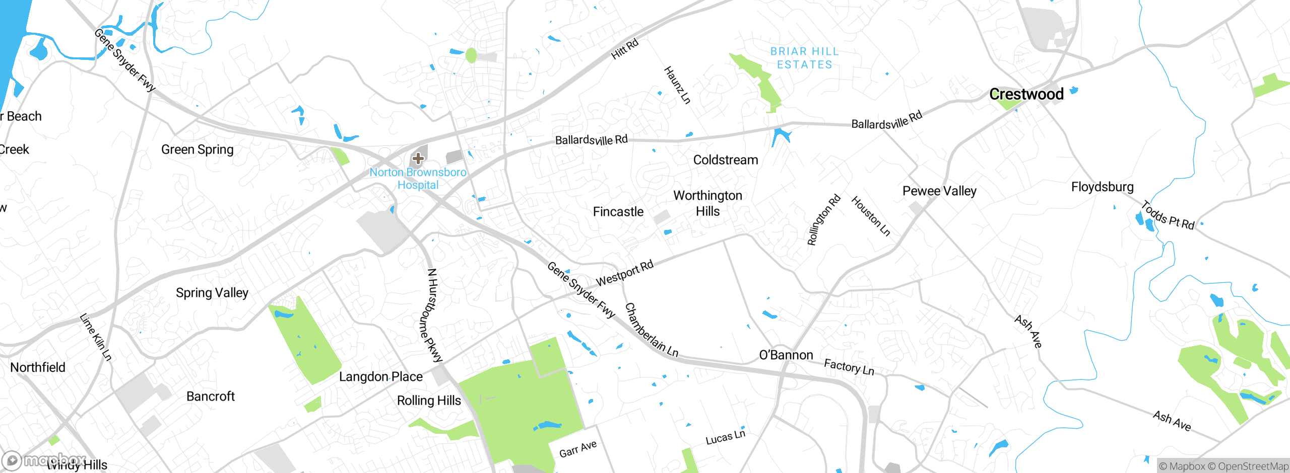 Map showing approximate location