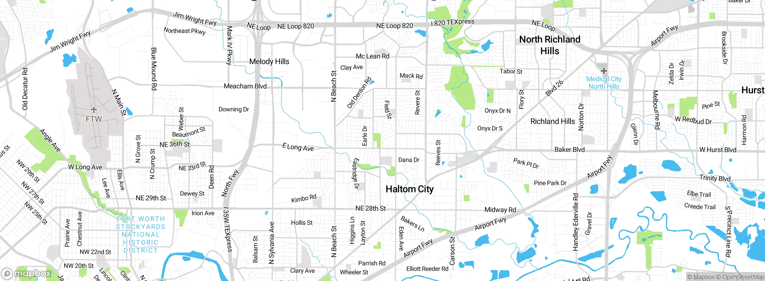 Map showing approximate location