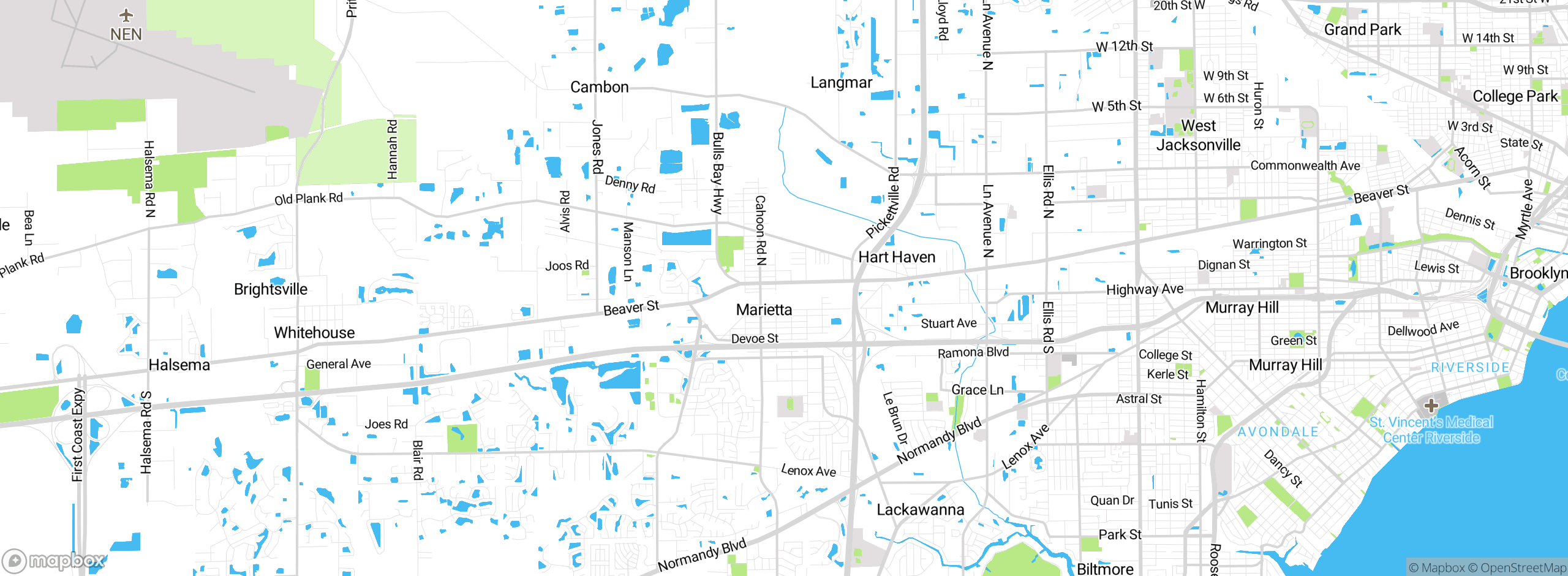 Map showing approximate location