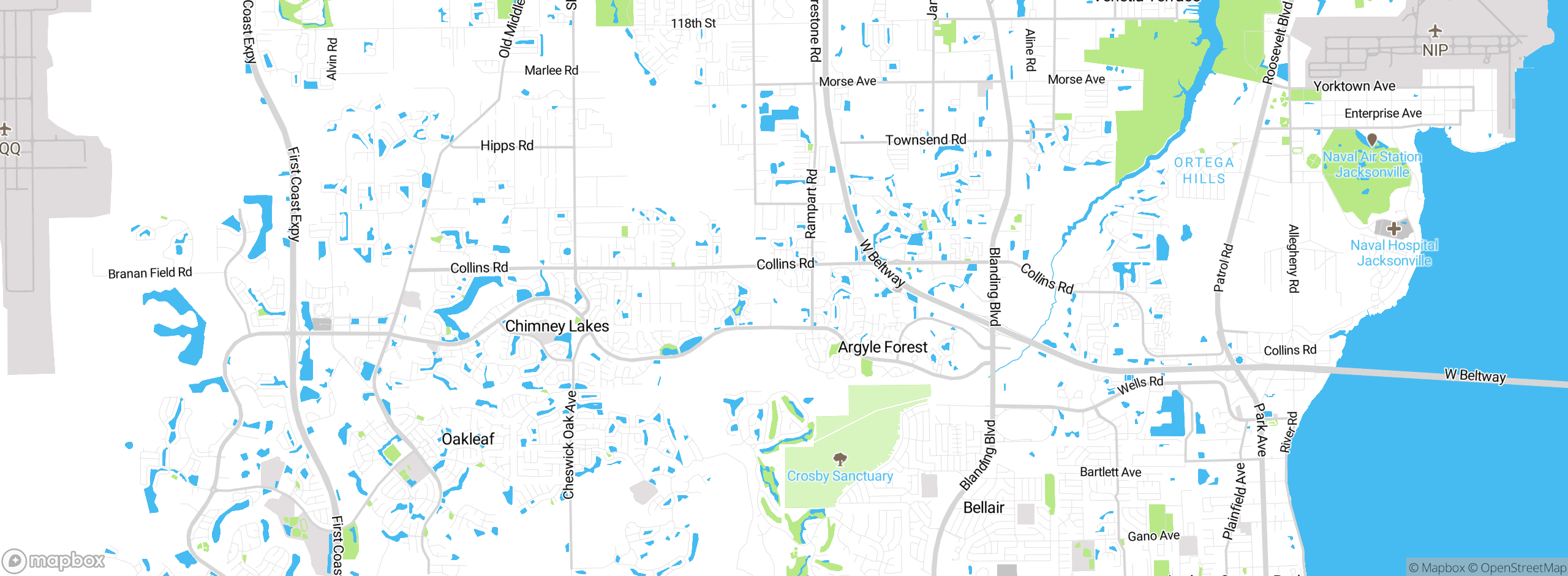 Map showing approximate location