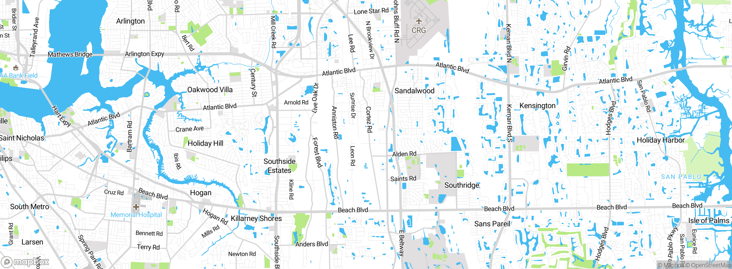 Map showing approximate location