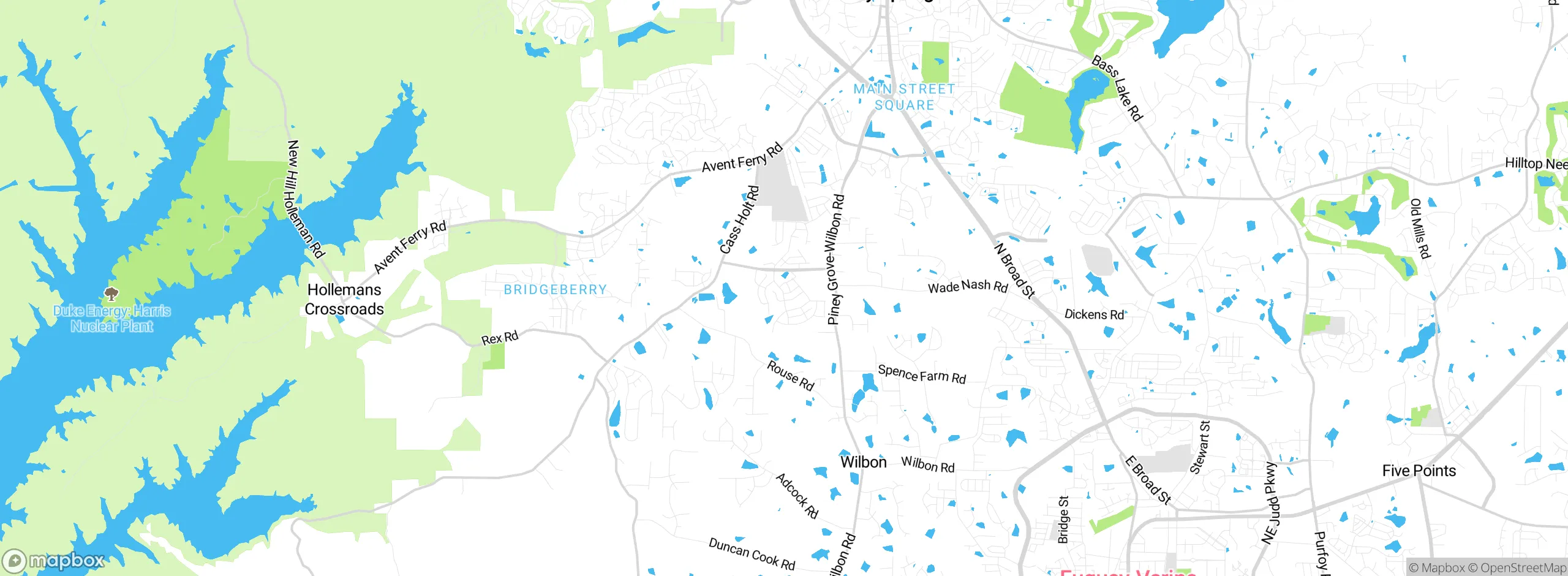 Map showing approximate location