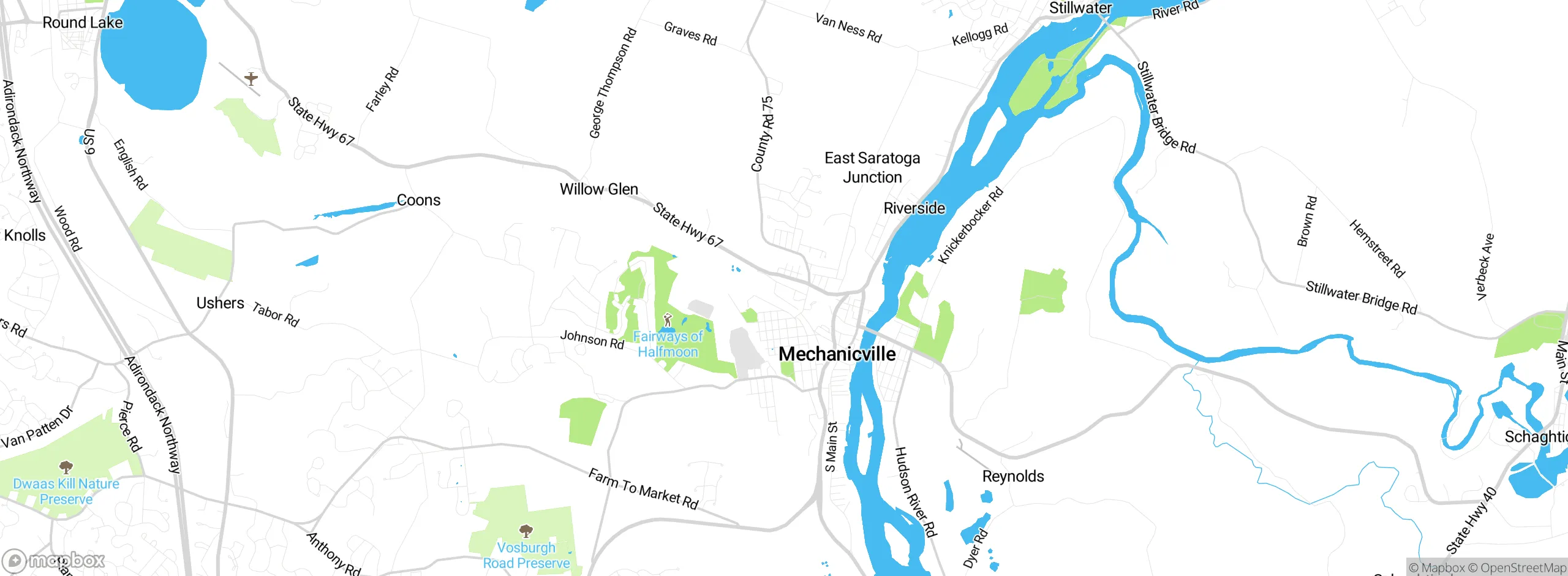 Map showing approximate location