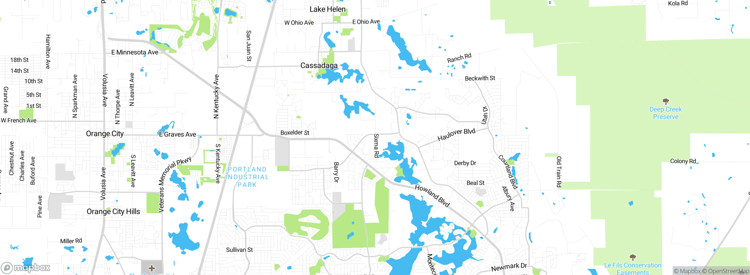 Map showing approximate location