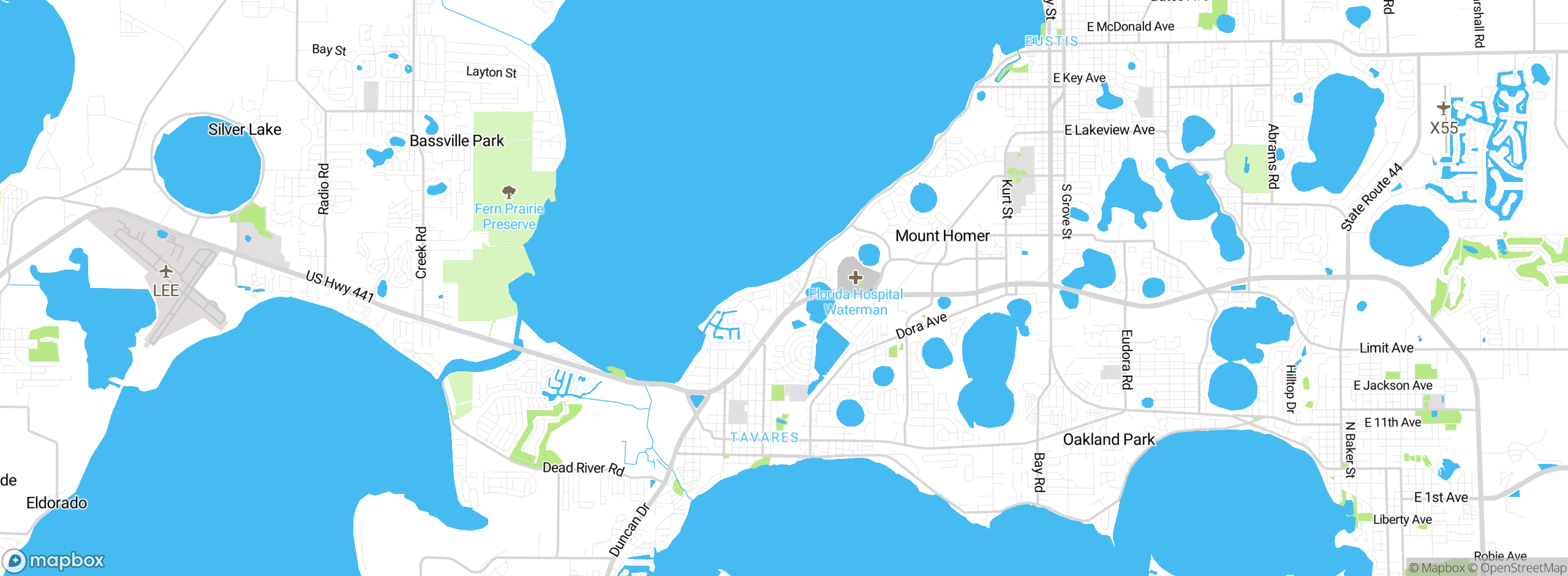 Map showing approximate location