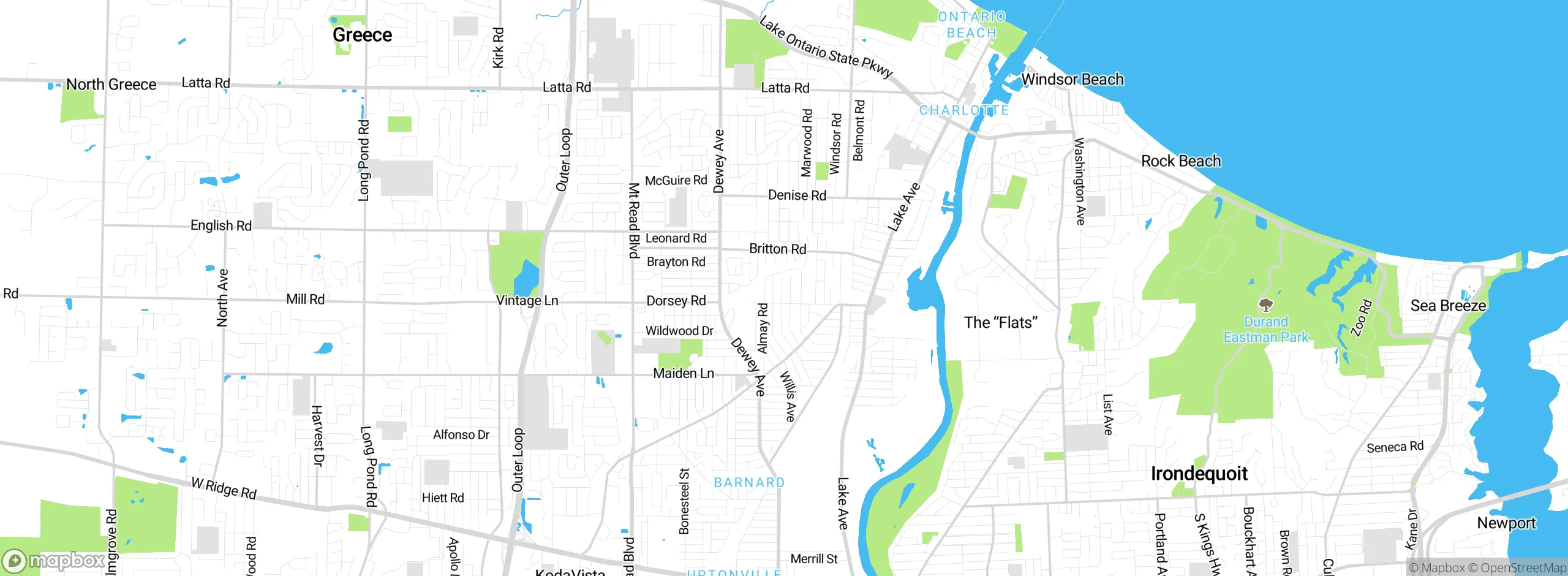 Map showing approximate location