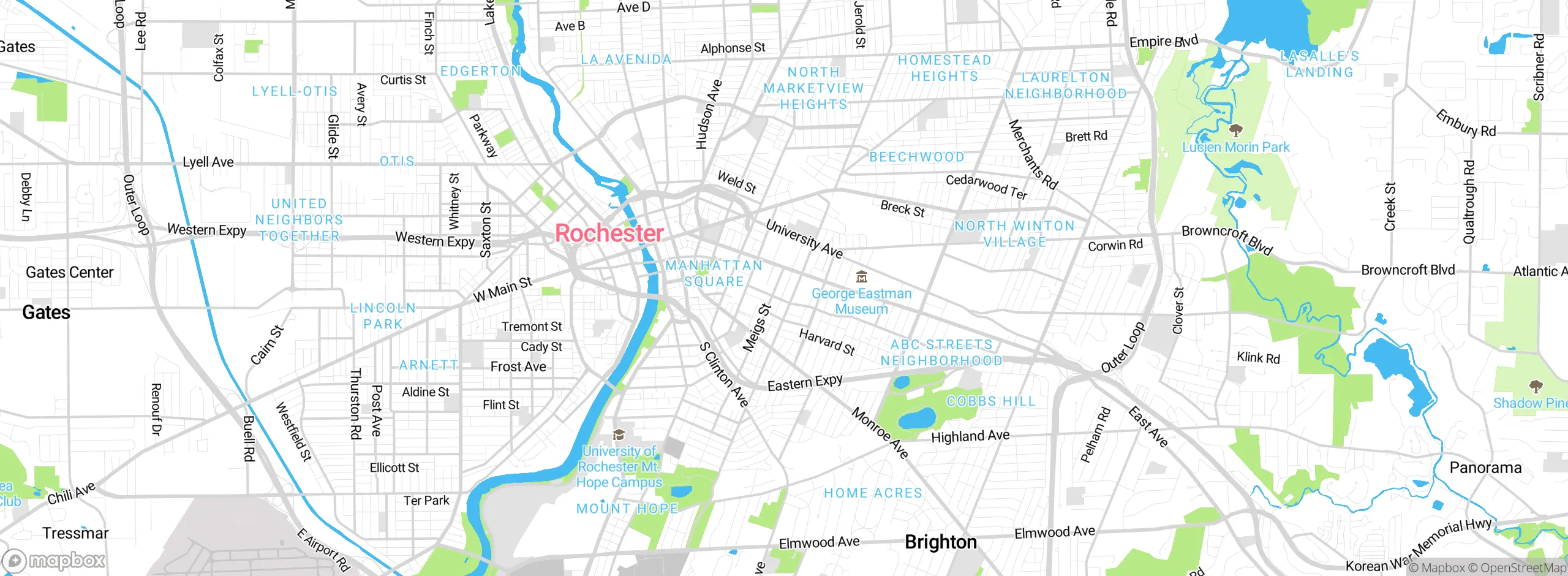Map showing approximate location