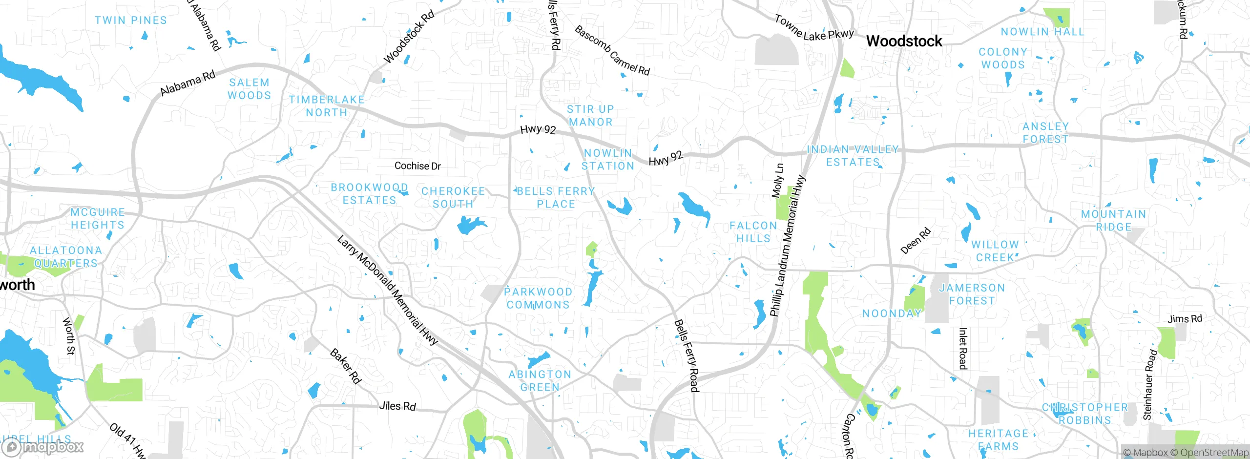 Map showing approximate location